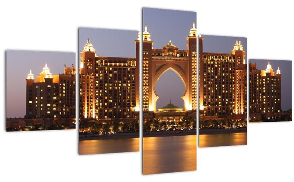 Obraz stavby v Dubaji (125x70 cm)