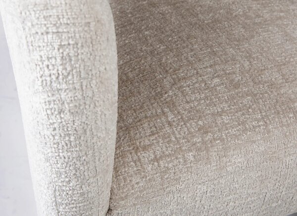 LivinHill Designové čalouněné jídelní křeslo Leith taupe