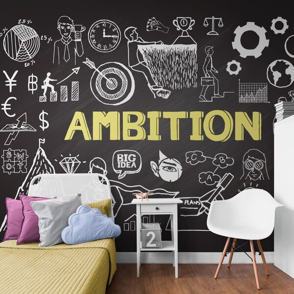 Tapeta motivační tabule - Ambition