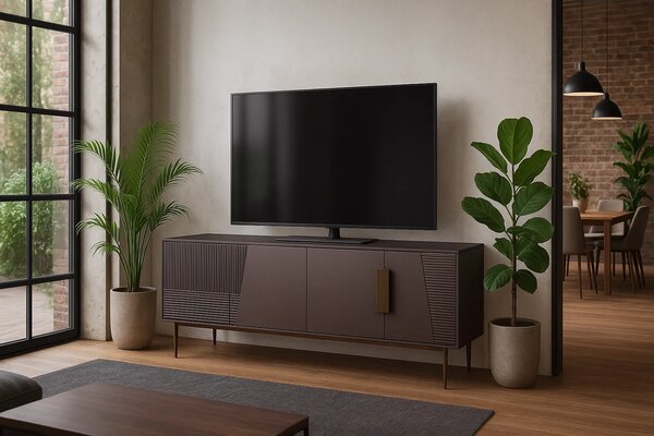 LivinHill TV stolek Stilig ST101B 200 cm grafit/zlatý