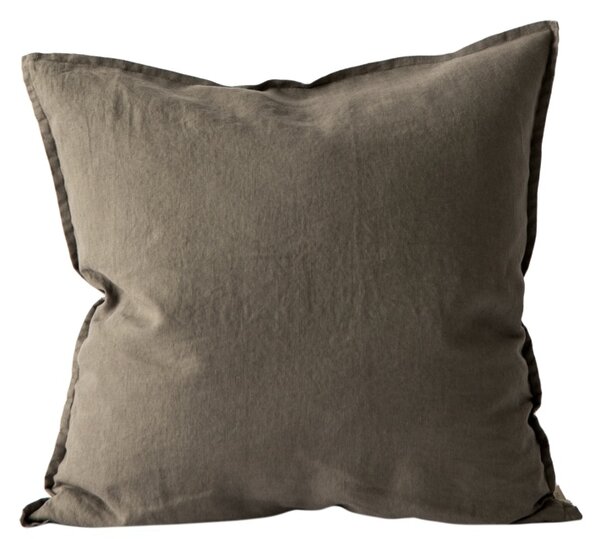 Lněný povlak na polštář Tell Me More Taupe 50 x 50 cm TMM143