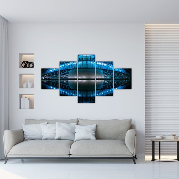 Obraz fotbalového stadionu (125x70 cm)