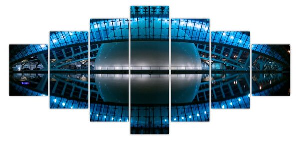 Obraz fotbalového stadionu (210x100 cm)