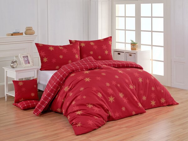 Povlečení Vánoční romance Flanel premium 1x 140/200, 1x 70/90