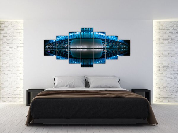 Obraz fotbalového stadionu (210x100 cm)
