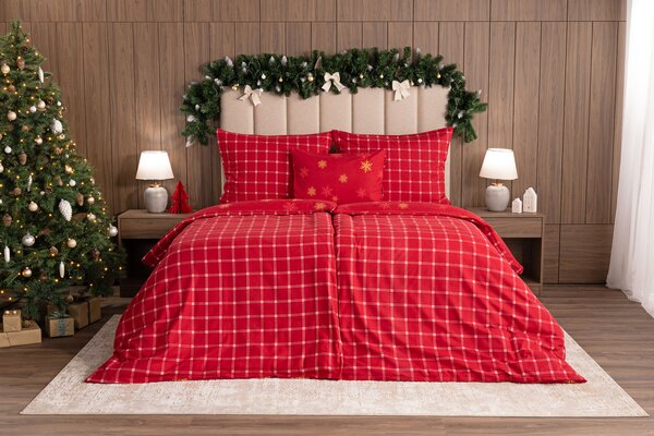 Povlečení Vánoční romance Flanel premium 1x 140/200, 1x 70/90