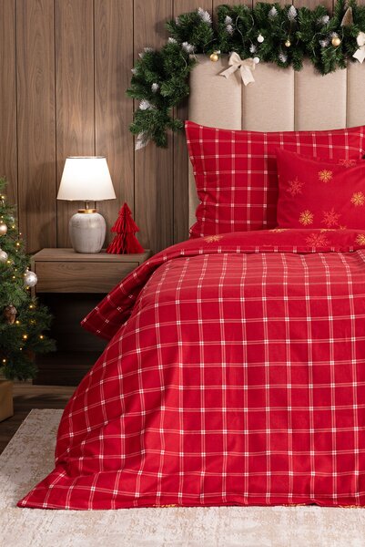 Povlečení Vánoční romance Flanel premium 1x 140/200, 1x 70/90