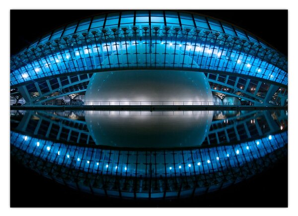 Obraz fotbalového stadionu (70x50 cm)