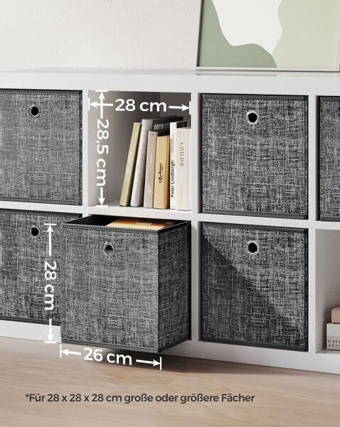 Set stohovatelných boxů RFB026B01 (6 ks)