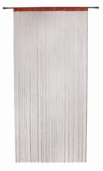 Hnědý závěs do dveří 100x200 cm String – Mendola Fabrics