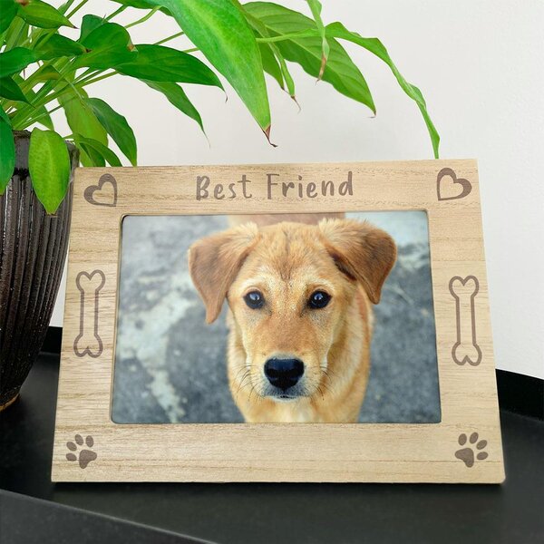 Dřevěný fotorámeček "Best Friend", 10 x 15 cm