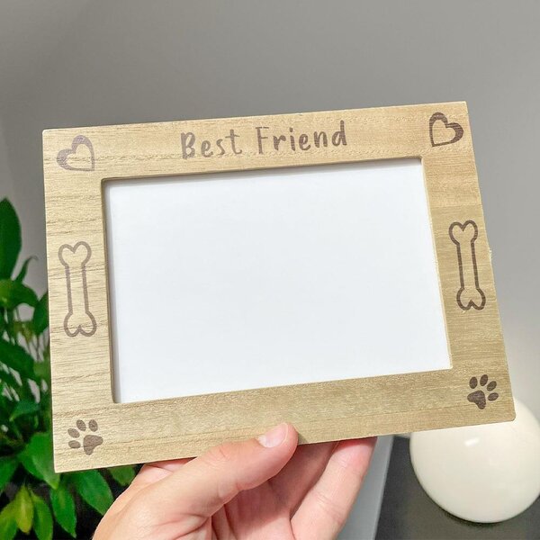 Dřevěný fotorámeček "Best Friend", 10 x 15 cm