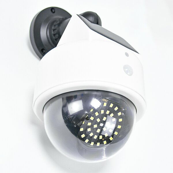 LEDsolar 39 nástěnná lampa atrapa kamery se sensorem, 39 LED se senzorem, bezdrátové, iPRO, 1,5 W, studená barva
