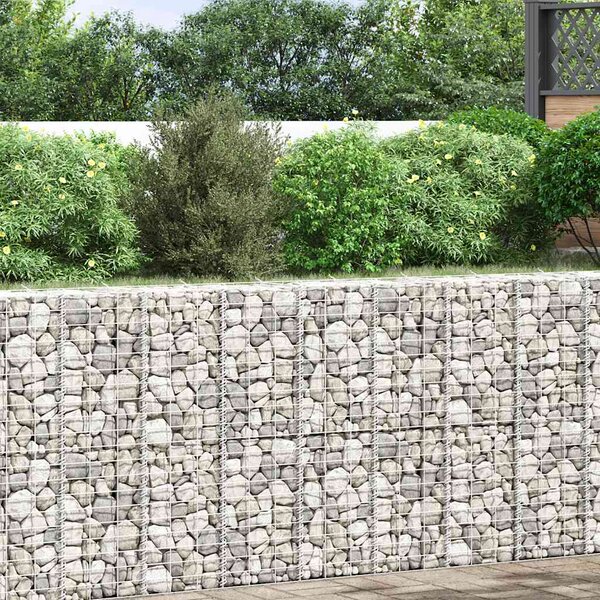 Gabionové vyvýšené záhony 3 ks 30 x 30 x 100 cm železo