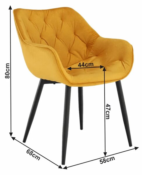 FEDRIS KRESLO JZC-312 ZLTA KR12-8 DOPREDAJ