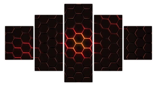 Obraz pletiva (125x70 cm)