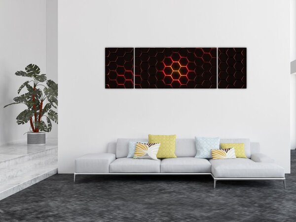 Obraz pletiva (170x50 cm)