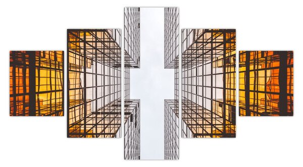 Obraz mrakodrapů (125x70 cm)