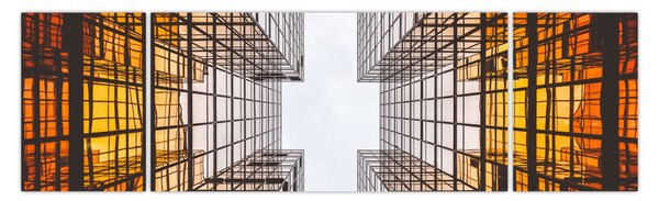 Obraz mrakodrapů (170x50 cm)