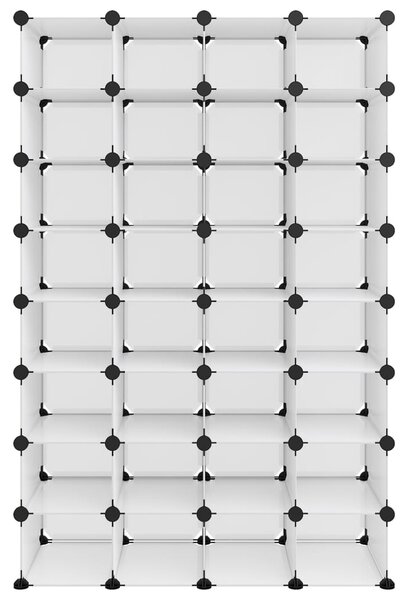 Botník průhledný 93 x 36,5 x 140 cm PP