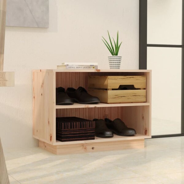 Botník 60 x 34 x 45 cm masivní borové dřevo