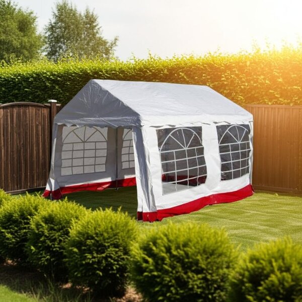 Zahradní párty stan 4 × 3 m – PVC plachta 400 g/m²