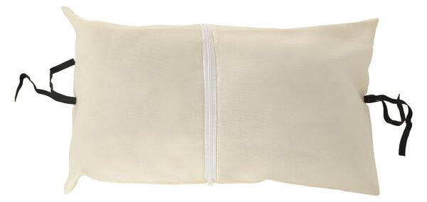 KONDELA Závěsné křeslo, hnědá / krémová, Kalea 2 NEW