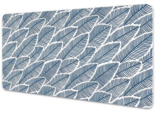 Ochranná podložka na stůl modré listy