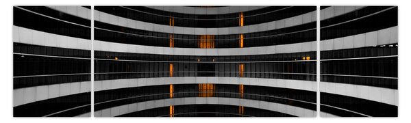 Abstraktní obraz - budova (170x50 cm)