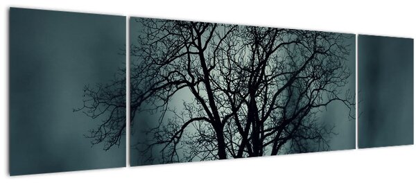 Obraz stromu v zatmění (170x50 cm)