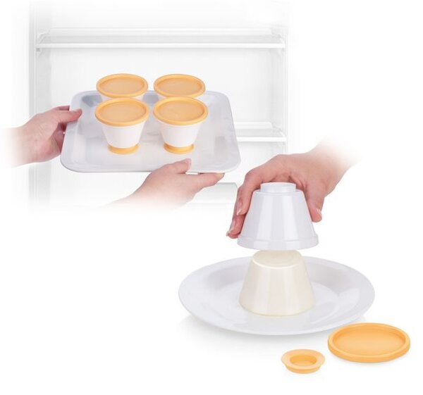 Formičky na panna cottu DELÍCIA, 4 ks