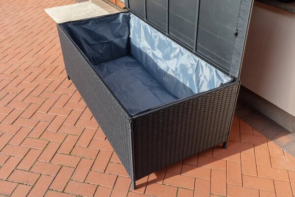 Zahradní úložný box GRANDE SPACE 1024l černá