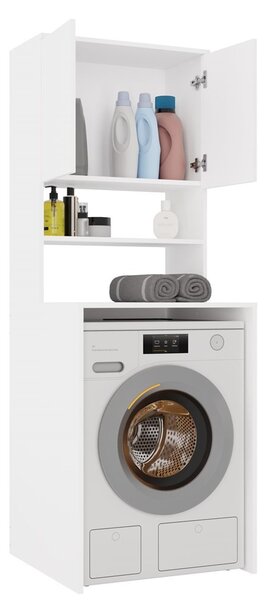 TP Living Koupelnová skříňka nad pračku POLA MULTI bílá