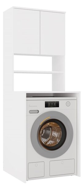 TP Living Koupelnová skříňka nad pračku POLA MULTI bílá