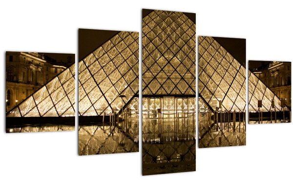 Obraz Louvre (125x70 cm)