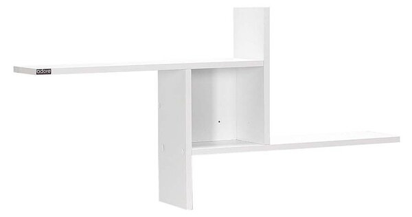 Kalune Design Nástěnná polička RAF 100x50 cm bílá
