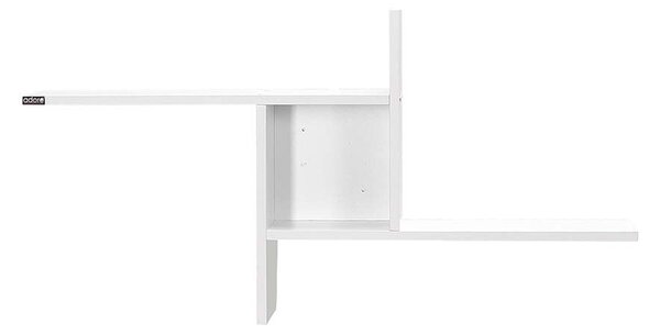 Kalune Design Nástěnná polička RAF 100x50 cm bílá