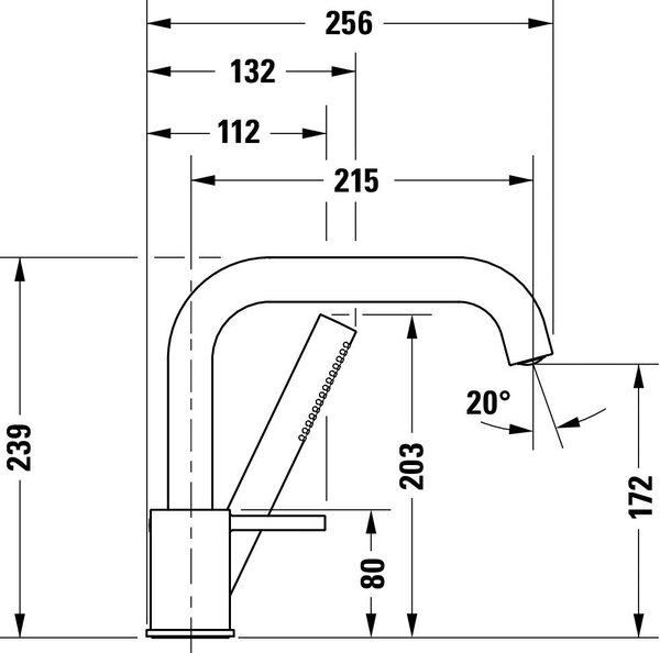 Duravit Circle 3-otvorová vanová baterie