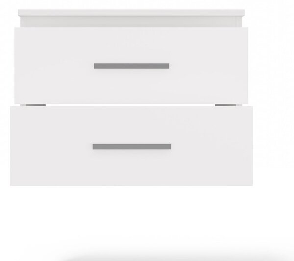 TP Living Závěsná skříňka pod umyvadlo s deskou NEL 2S 60 cm bílá