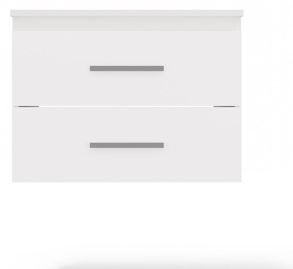 TP Living Závěsná skříňka pod umyvadlo s deskou NEL 2S 60 cm bílá