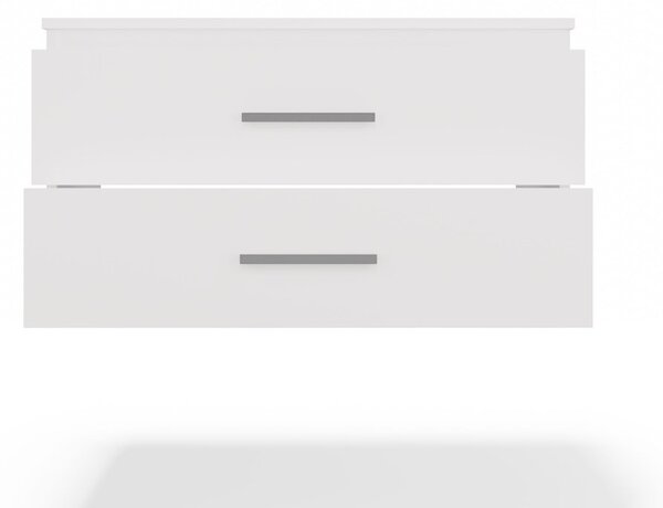 TP Living Závěsná skříňka pod umyvadlo s deskou NEL 2S 80 cm bílá