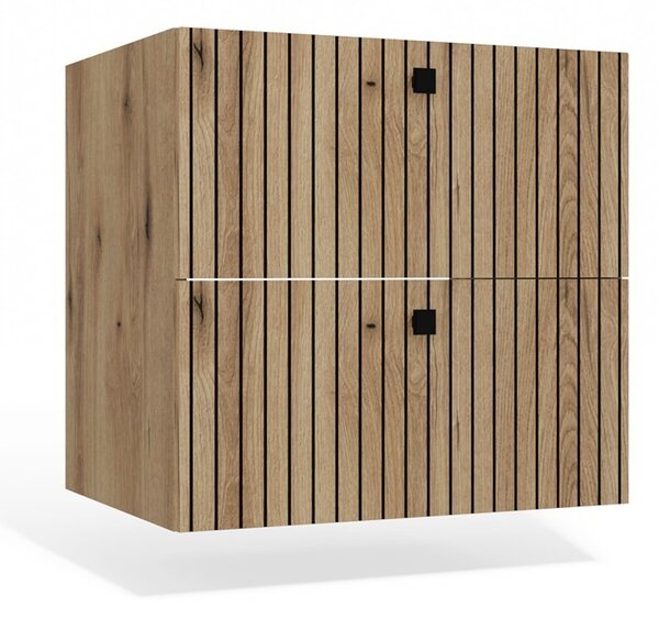 TP Living Závěsná skříňka pod umyvadlo TIGO 2S 60 cm dub evoke
