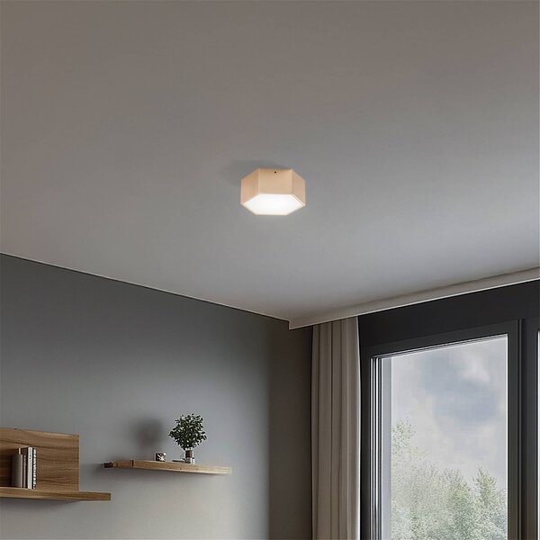 Argon LED stropní svítidlo Libre, zlatá, ocel, 3 000 K, Mosaz / zlato, Obývací pokoj / jídelna, kov