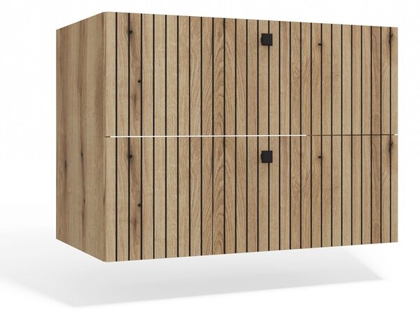 TP Living Závěsná skříňka pod umyvadlo TIGO 2S 80 cm dub evoke