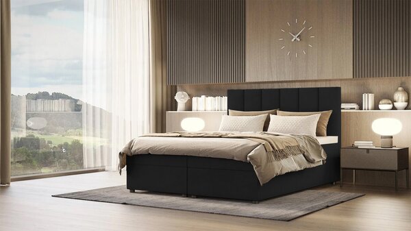 Hotelová postel DELTA 1 - 180x200, černá