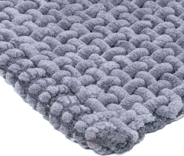Multi-decor, Koupelnová předložka Belweder tm. šedá, 50x80, šedá, koupelna