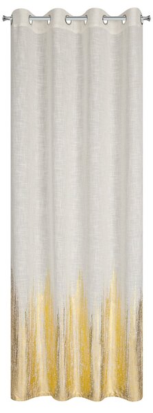 ZÁVĚS NA KROUŽCÍCH IMANI 135X250 CM VZOROVANÁ