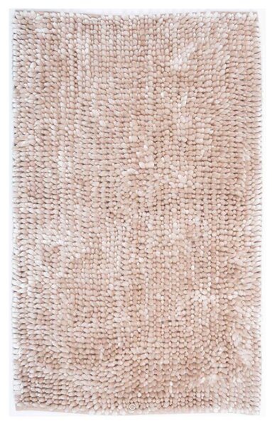 Multi-decor, Koupelnová předložka Chenille Velvet béžová, 40x60, béžová, koupelna