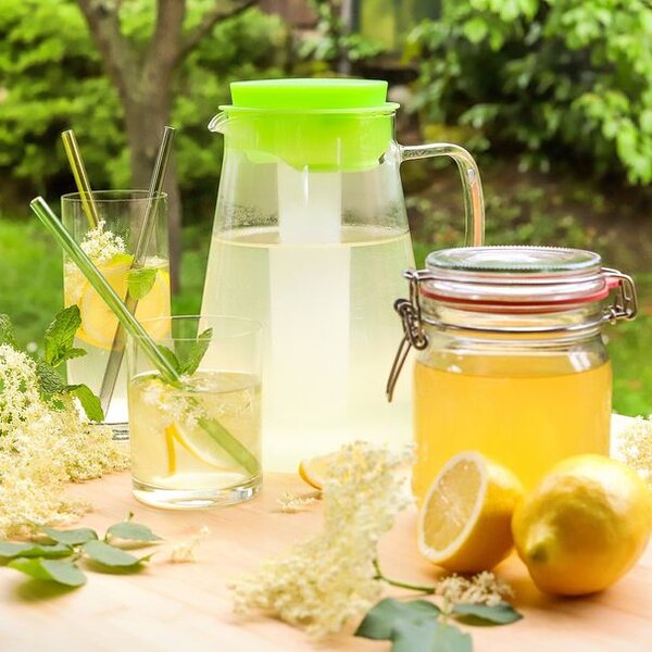 Džbán TEO 2,5 l, s vyluhováním a chlazením, červená