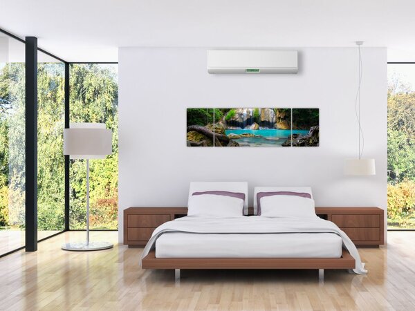 Obraz vodopádů (170x50 cm)